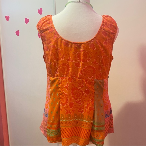 Y2K Bandolino Boho Beaded Shirt - Picture 3 of 6